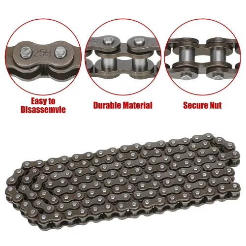 Vista 5 de GREHUA 25 Pastillas de freno redondeadas con eslabones maestros para Razor MX500 MX650 SX350 SX500 SX500 SX650 Dirt Quad Rocket Electric Motocross