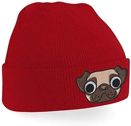 Vista 4 de Bang Tidy Clothing Skullies - Gorro para mujer con cara de perro