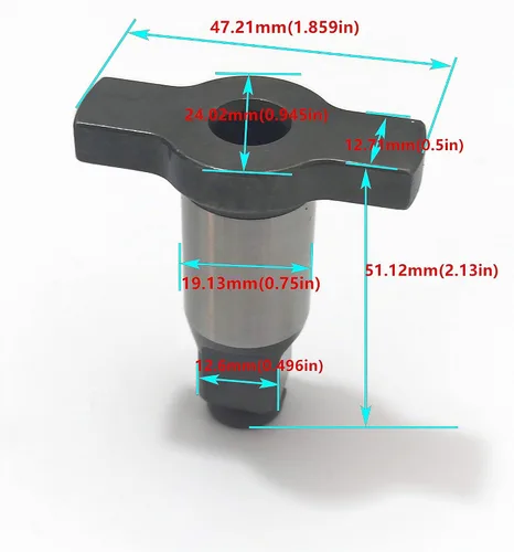 Vista 3 de Repuesto N415875 de 1/2 pulgada para llave de impacto de 18 V 20 V MAX XR Dewalt Black & Decker conjunto de yunque de llave de impacto DCF899HB tipo