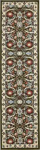 Vista 46 de Unique Loom Espahan Collection - Alfombra de área Cape Cod (2 pies 2 pulgadas x 3 pies 1 pulgada, rectangular, azul/negro)