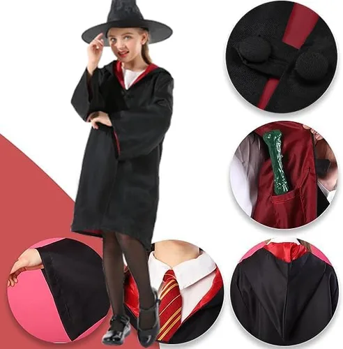 Vista 2 de Wizard Robe Costume Magician Cloak