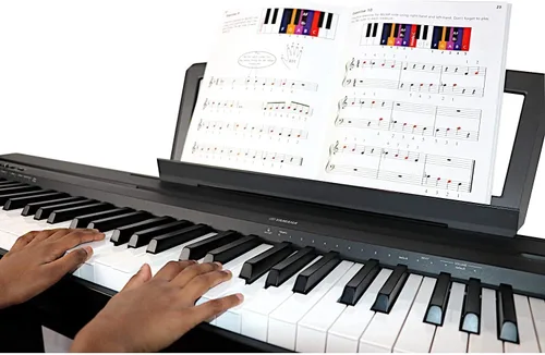 Vista 6 de QMG Piano Lessons Book 2: A Complete guide for Kids and Beginners; Color Coded Staff Notes; Designed and Printed in USA