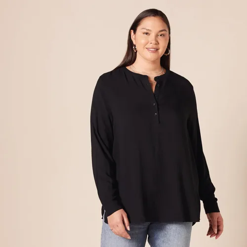 Vista 5 de Tienda Essentials - Blusa tejida de manga larga para mujer