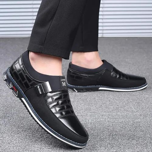 Vista 5 de COSIDRAM Zapatos casuales para hombre, mocasines cómodos, zapatos para caminar, para negocios, trabajo, oficina