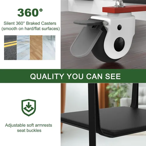 Vista 6 de Silla de transferencia de paciente, silla de ruedas elevadora para el hogar, elevador de silla de ruedas para el hogar, silla elevadora portátil