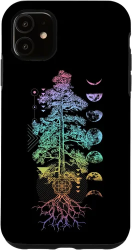 Vista 8 de Tree of Life Phases of The Moon Yoga Chakra Gift Case for iPhone 17