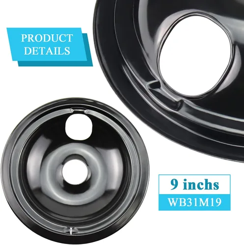 Vista 3 de WB31M20 WB31M19 - Sartenes de goteo de porcelana y WB44T10011 Horno Estufa Horno Reemplazo de Elemento para Horno GE Hotpoint Ken-more