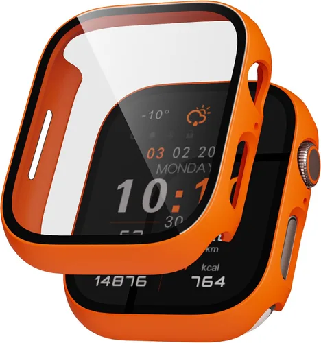 Vista 30 de Juego de 2 fundas de PC duro para Apple Watch SE 3 (2025) / SE2 / SE / Series 6/5/4, protector de pantalla de 40 mm, con protector de pantalla