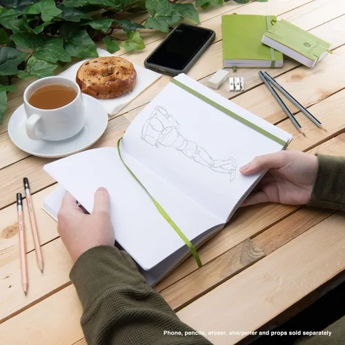 Vista 5 de Cuaderno de bocetos Travelers Dot Grid Pentalic Art, libre de ácidos