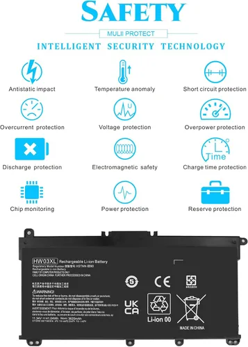 Vista 3 de HW03XL L97300-005 Reemplazo de batería para HP Pavilion 15 15-EG 15-EH 15-eg0xxx 15-eg0073cl 15-eg0053cl 15-eg1053cl 15t-eg000 15-eh1xxx 17-CN 17-CN