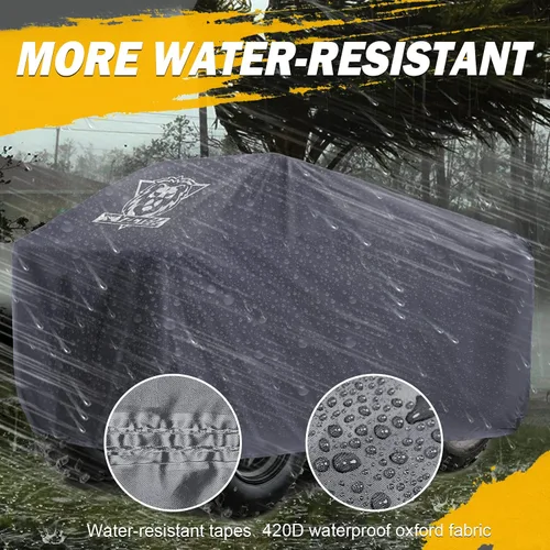 Vista 3 de XYZCTEM Cubierta de ATV de alta calidad, protección de tela Oxford contra el agua, los rayos UV, el viento. Cubierta cuádruple para Can-am, Suzuki