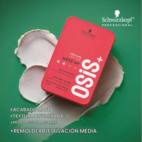 Vista 2 de OSiS+ Mess Up - Matte Styling Paste for Medium Control & Flexible Styling