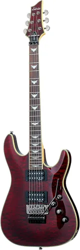 Vista 3 de Schecter Guitarra Eléctrica Omen Extreme-6 FR - Cereza Negra