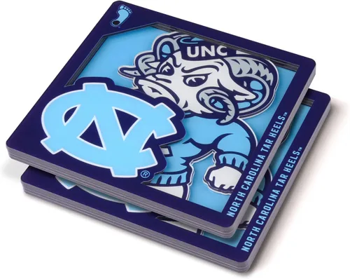 Vista 35 de YouTheFan NCAA Serie Logo 3D NCAA Posavasos
