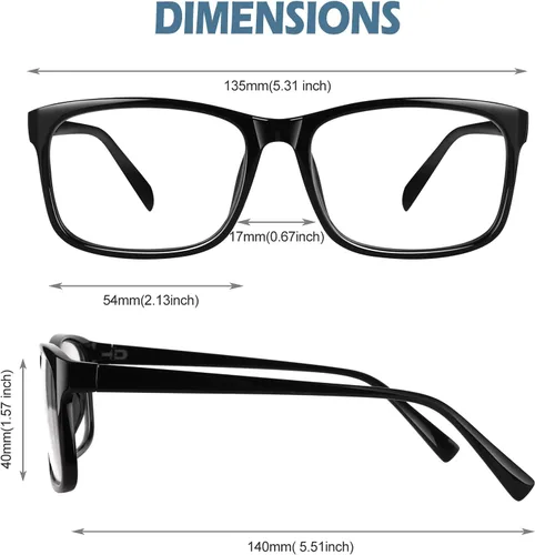 Vista 13 de Happy Store CN12 - Gafas de sol con montura cuadrada