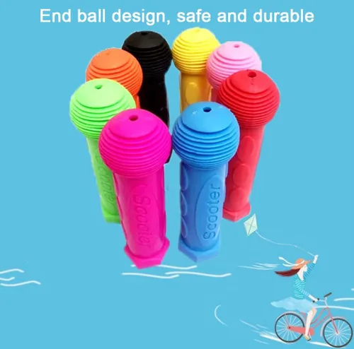 Vista 2 de Manillar de agarre para scooter, 1 par de agarre de bicicleta apto para 2-3-4 ruedas Kid Kick Scooters, bicicleta para niños