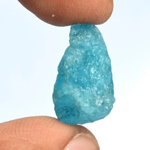 Vista 2 de GEMHUB Cristal curativo de aguamarina azul, 11.00 Ct Egl certificado Aguamarina natural sin cortar azul en bruto aguamarina DT-293, Gema, Brasil
