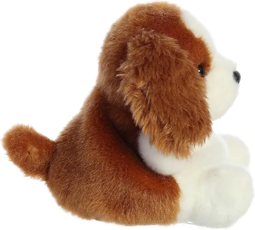Vista 3 de Aurora® Adorable Palm Pals™ Lady Spaniel™ Animal de peluche - Tamaño bolsillo - Diversión coleccionable - Marrón 5 pulgadas