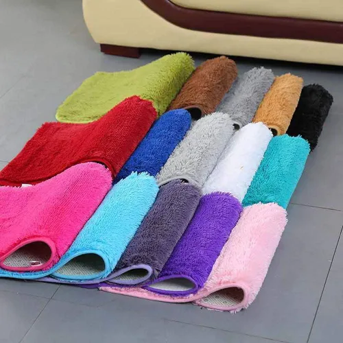 Vista 4 de Juego de 3 tapetes de baño para baño, suaves, antideslizantes, suaves, en forma de U, tapete para inodoro, tapete de baño y tapa de inodoro
