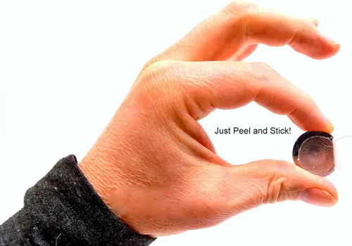 Vista 3 de Joyas autoadhesivas para manualidades, tamaño de 1 pulgada (juego de 100 piezas)