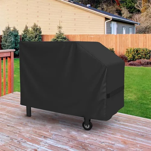 Vista 7 de SHINESTAR Cubierta de Parrilla para Blackstone de 22" y 28" Cubierta de Parrilla de Estante Único con Capucha y Soporte, Cubierta Impermeable