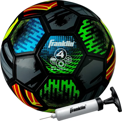 Vista 11 de Franklin Sports - Pelotas de fútbol Mystic - Juegos de pelota de fútbol y bomba de aire - Pelotas de fútbol de múltiples tamaños - Cubierta suave