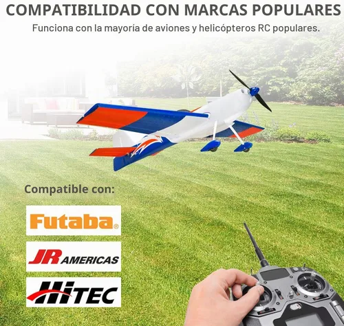 Vista 4 de Paquete de baterías RX NiMH Tenergy para receptor 4.8 V 2000 mAh, con conector Hitec para autos y aviones RC