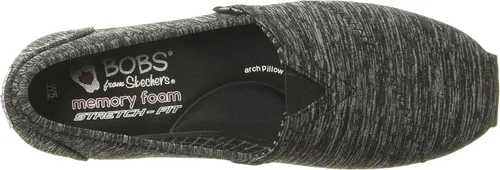 Vista 5 de BOBS de Skechers - mocasines sin agujetas y a la moda para mujer de felpa pantuflasmocasines
