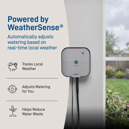 Vista 4 de [Usado] Orbit 57915 B-hyve Controlador inteligente de rociadores para interiores de 4 zonas Controlador de rociadores interiores habilitado
