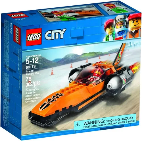 Vista 6 de LEGO City Speed Record Car 60178 Kit de construcción (78 piezas)