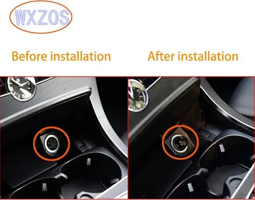 Vista 8 de WXZOS - Enchufe de repuesto para encendedor de cigarrillos de automóvil, 12 V, para Mercedes Benz C E S CL R SLK ML GL GL S SL E CLS C GLK