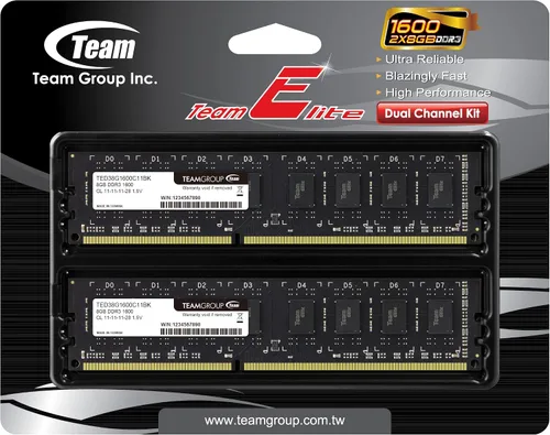 Vista 6 de TEAMGROUP Elite módulo de memoria RAM para computadora de escritorio Canal dual