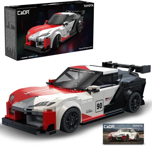Vista 12 de CaDA C55024W BWT Alpine F1 Team A525 - Coche de bloques de construcción, escala 1:24, modelo de auto de carreras de Fórmula 1 con licencia