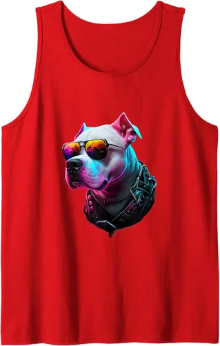 Vista 14 de Dogo Argentino Dogs Dogo Argentinos - Camiseta sin mangas, Negro
