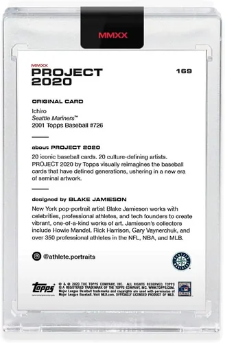 Vista 2 de Topps Project 2020 Card 169-2001 Ichiro de Blake Jamieson