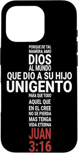 Vista 20 de Juan 3:16 Biblia Cristiana - Funda para iPhone 17