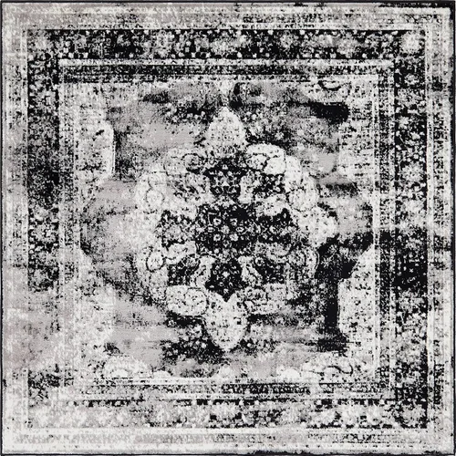Vista 199 de Unique Loom Colección Sofia - Alfombra de área Salle Garnier (7' 1" x 10' Rectángulo, Borgoña/ Marfil)