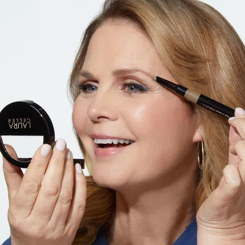Vista 9 de LAURA GELLER NEW YORK Sculpt-n-Stay - Lápiz impermeable para cejas y gel - Rubio