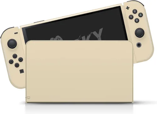 Vista 7 de Tacky Design Skin clásico de color sólido compatible con Nintendo Switch OLED Skin Vinilo 3M Nintendo Switch OLED Pegatinas Color simple
