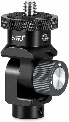Vista 8 de HSU Adaptador de montaje vertical, aluminio 1/4 "-20 agujero de tornillo Negro