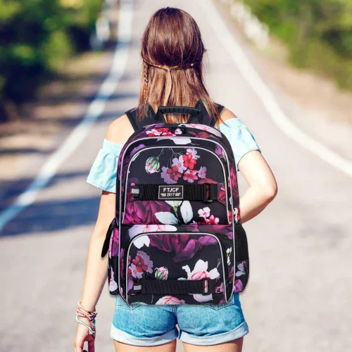 Vista 2 de Mochila para laptop, mochila escolar de 16 pulgadas, mochila universitaria, mochilas resistentes al agua para adolescentes, niñas, niños, mujeres