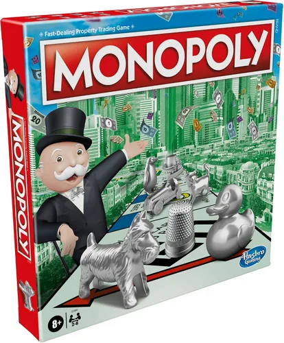 Vista 12 de Hasbro Gaming Monopoly, juego de mesa de estrategia para niños de 8 años, 2 a 6 jugadores, juegos familiares para niños y adultos