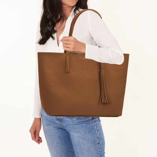 Vista 5 de KATIE LOXTON Tavi Tassel Womens Large Vegan Leather Shoulder Tote Handbag