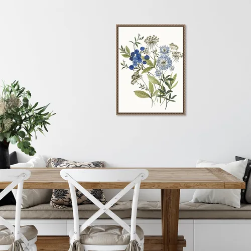 Vista 6 de Amanti Art Lienzo enmarcado para pared, 24 x 18 pulgadas, Botana I de Asia Jensen, lienzo enmarcado para pared, obras de arte de flores, decoración