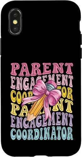 Vista 5 de iPhone XR Parent Engagement Coordinator Family Liaison Back to school Case
