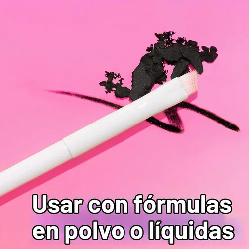 Vista 2 de wet n wild - Brocha angular para maquillaje de base, de precisión muy fina, con mango ergonómico para mezclar Forro en ángulo
