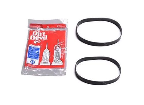 Vista 2 de Dirt Devil Style 12 - Cinturón de vacío, paquete de 2, color negro, número de pieza 3910355001, repuesto de correa para uso en modelos