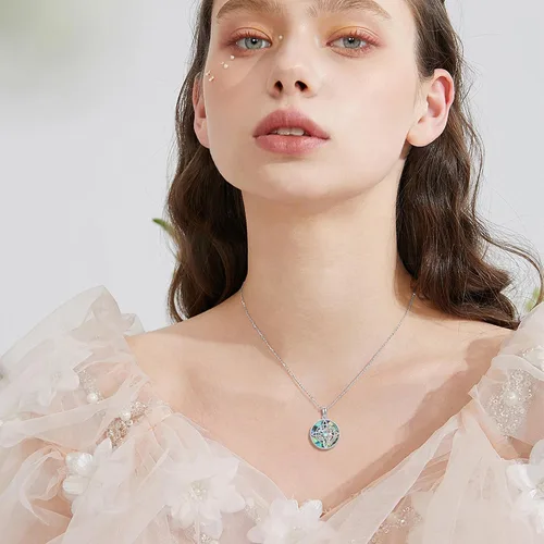 Vista 75 de YAFEINI Collar con dije de nudo de bruja de plata de ley, amuleto de bruja de cruz celta, regalo para mujer