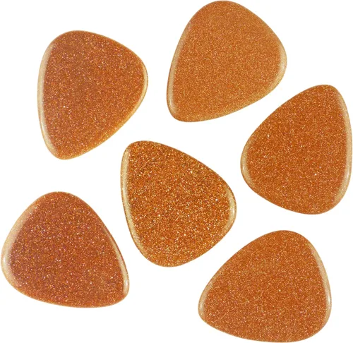 Vista 11 de Púa de Guitarra o Bajo de Piedra Amatista - Calibre Ultra Pesado de 3.0 mm - Forma 351 - Púa Exótica Artesanal de Gema Especial - 1 Paquete