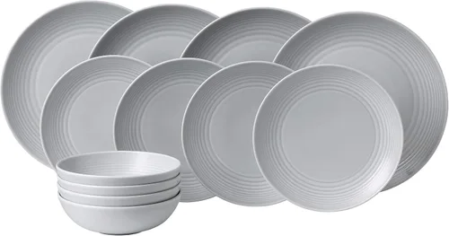 Vista 8 de Royal Doulton Gordon Ramsay Laberinto, azul, 12 piezas